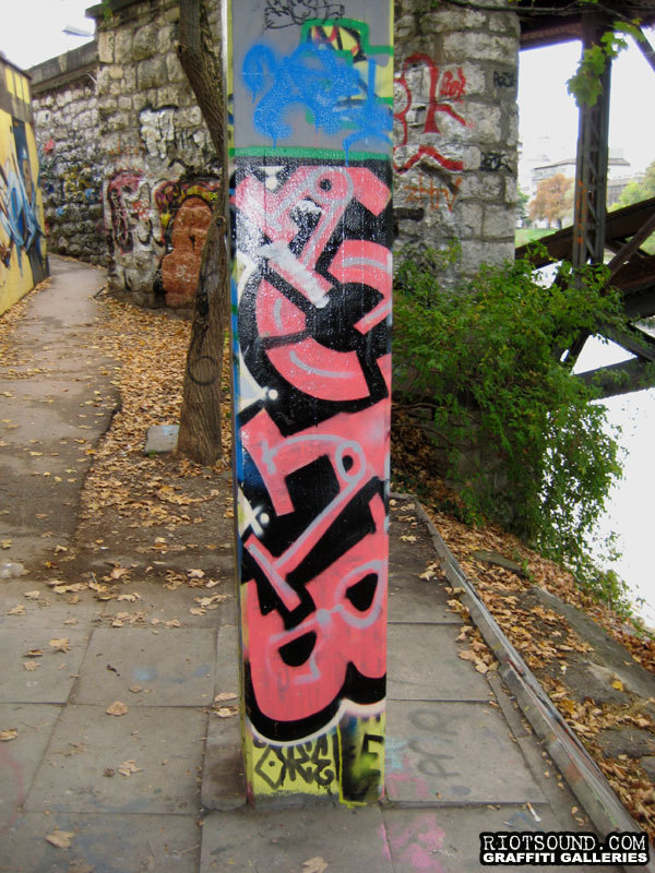 Graffiti Burner On Pole