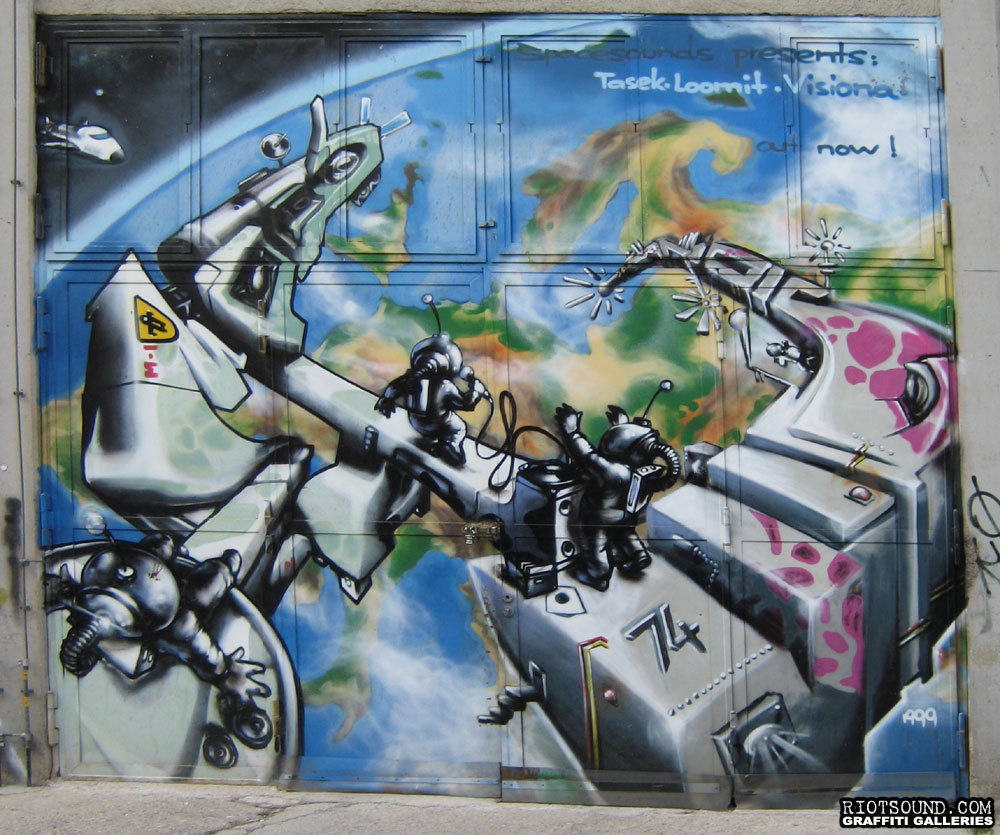 Munich Graffiti Mural