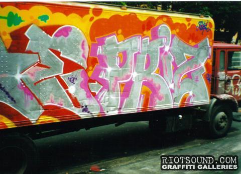 Top To Bottom Truck Graffiti