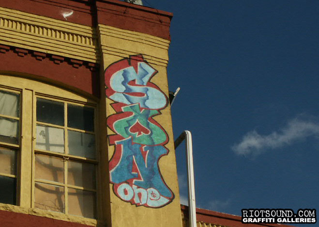 12 Rooftop Graff Piece