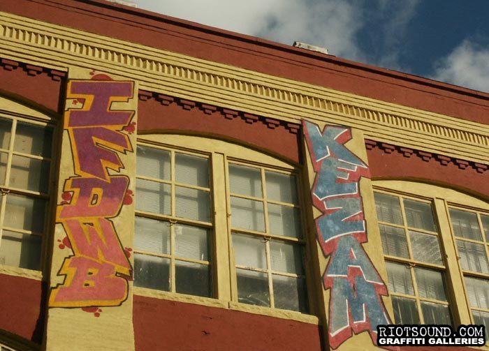 9 Rooftop Graffiti