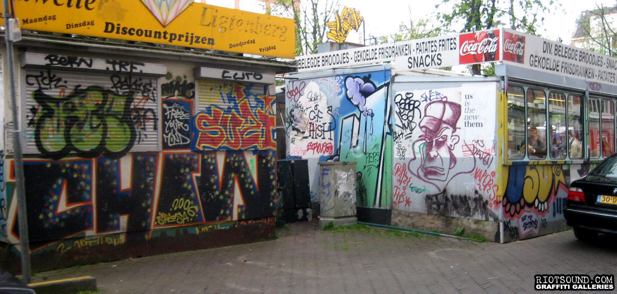 Amsterdam Flea Market Graffiti