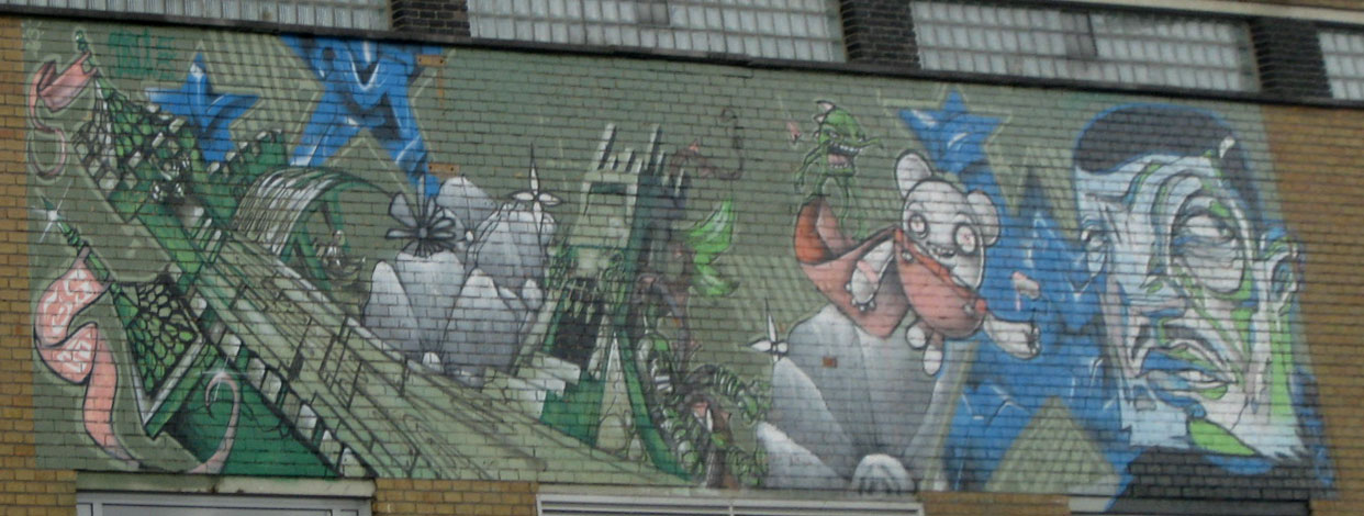 Art On Factory Wall