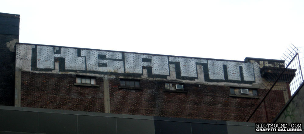 Block Letters Rooftop Graff