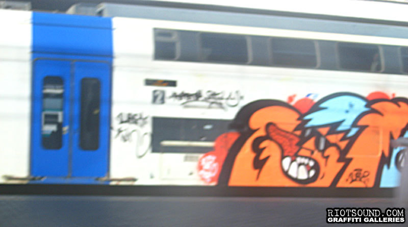Character Art On Train