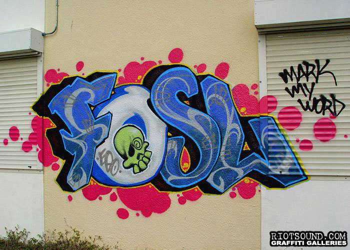 Fosl Graffiti Piece