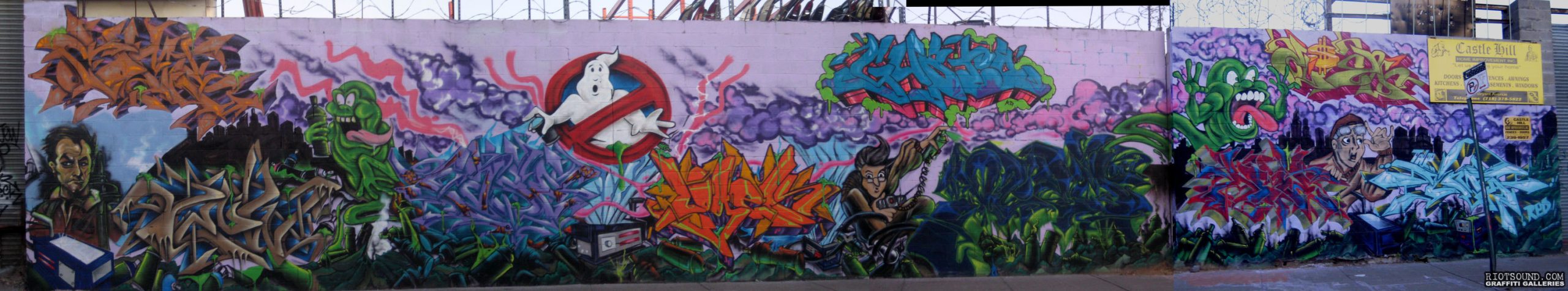Ghostbusters Graffiti Mural