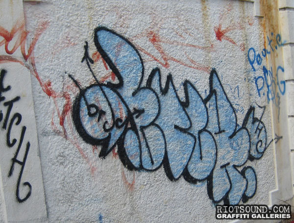 Graffiti At Hinchliffe Stad