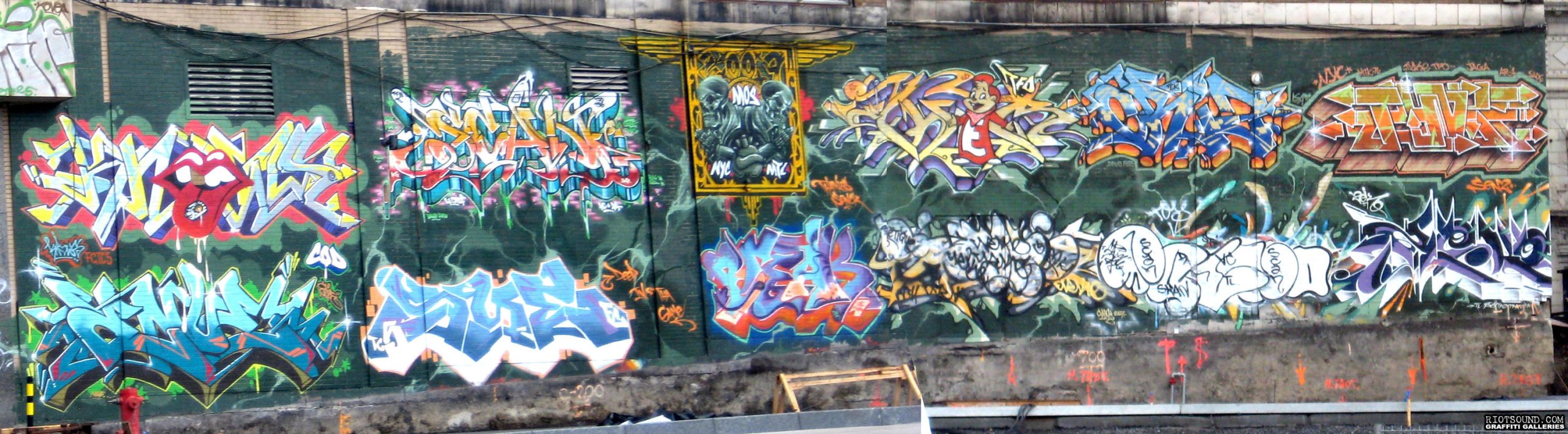 Graffiti Hall Of Fame Wall