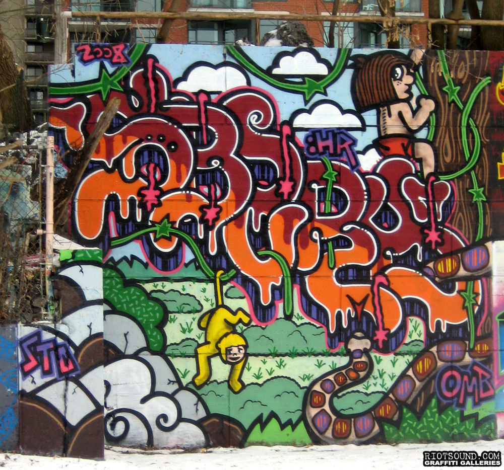 Graffiti Mural In Ottawa