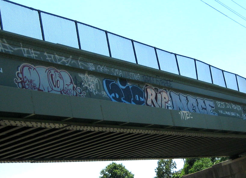 Graffiti On Bridge