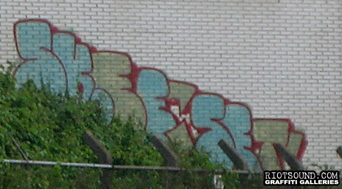 Graffiti On Bridge Support