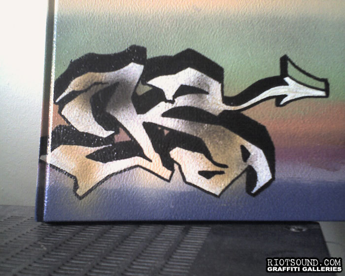 Graffiti On Canvas