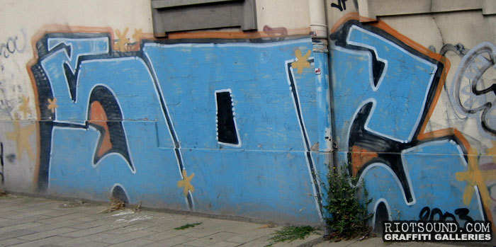 Graffiti Peice In Brussels