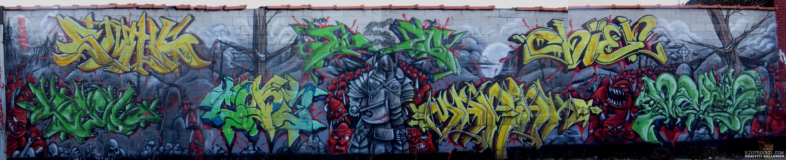Graffiti Wall In Bronx NYC