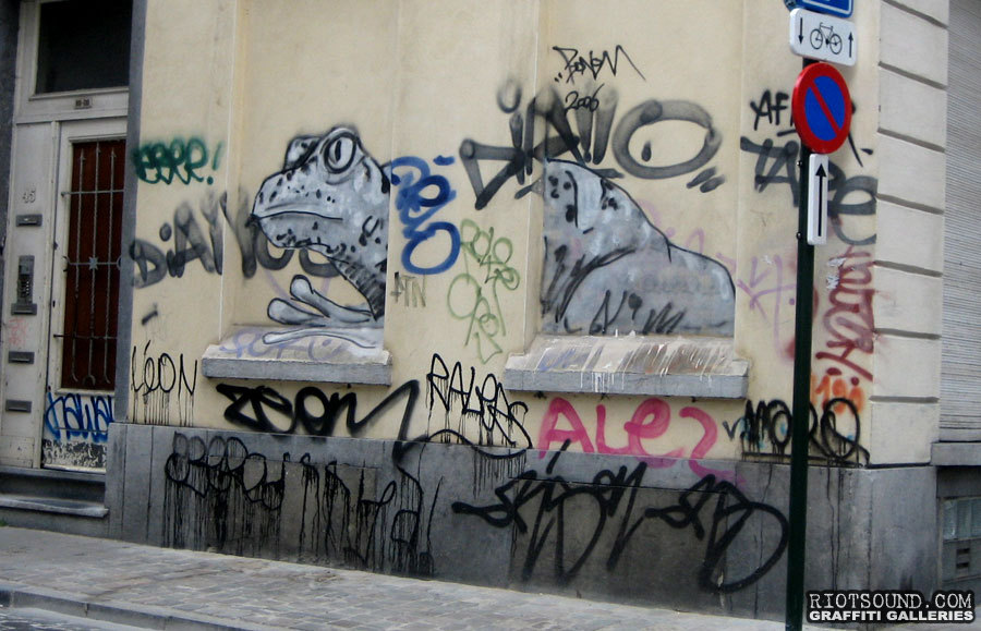 Graffito en Belgique