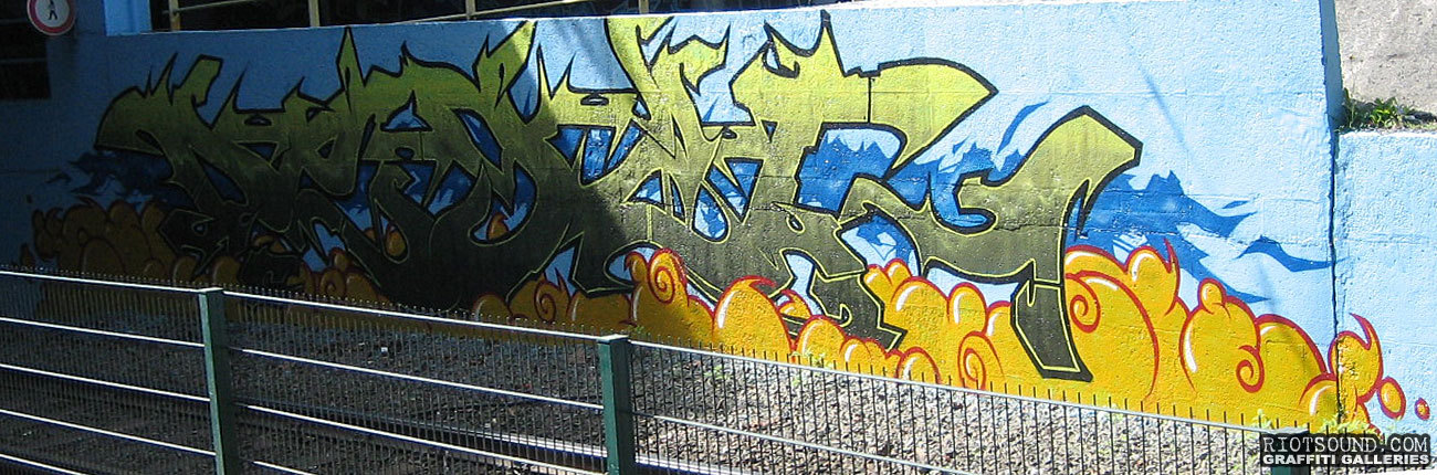 Tram Station Graffiti Burner